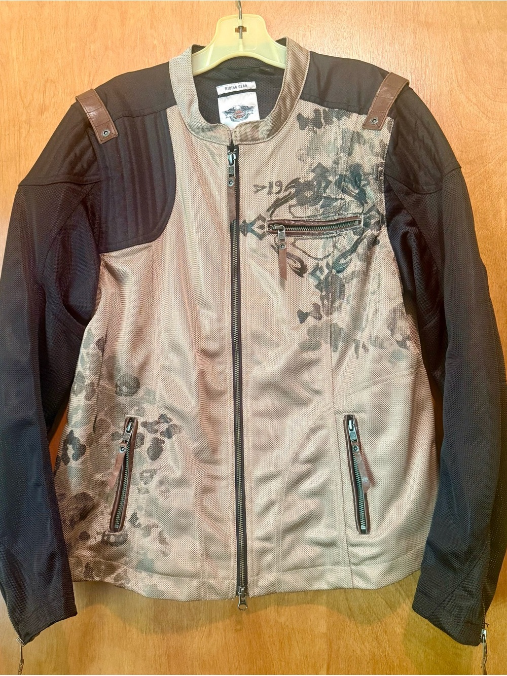 Women’s Harley-Davidson Black and Tan Jacket